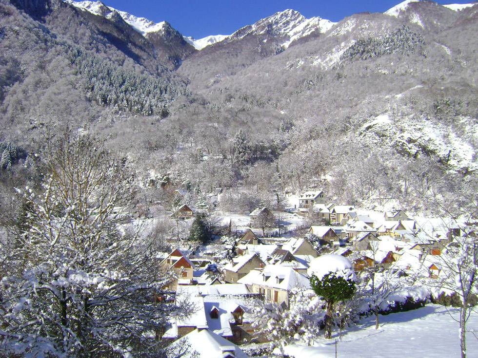 Cier de Luchon sous la neige