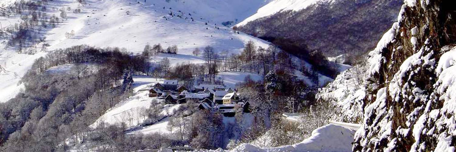 Gouaux de Larboust sous la neige